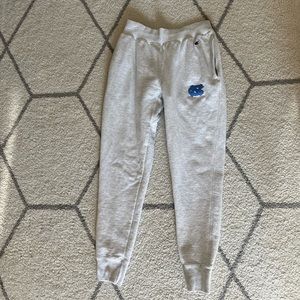 University of North Carolina Grey sweatpants unisex size small college apparel